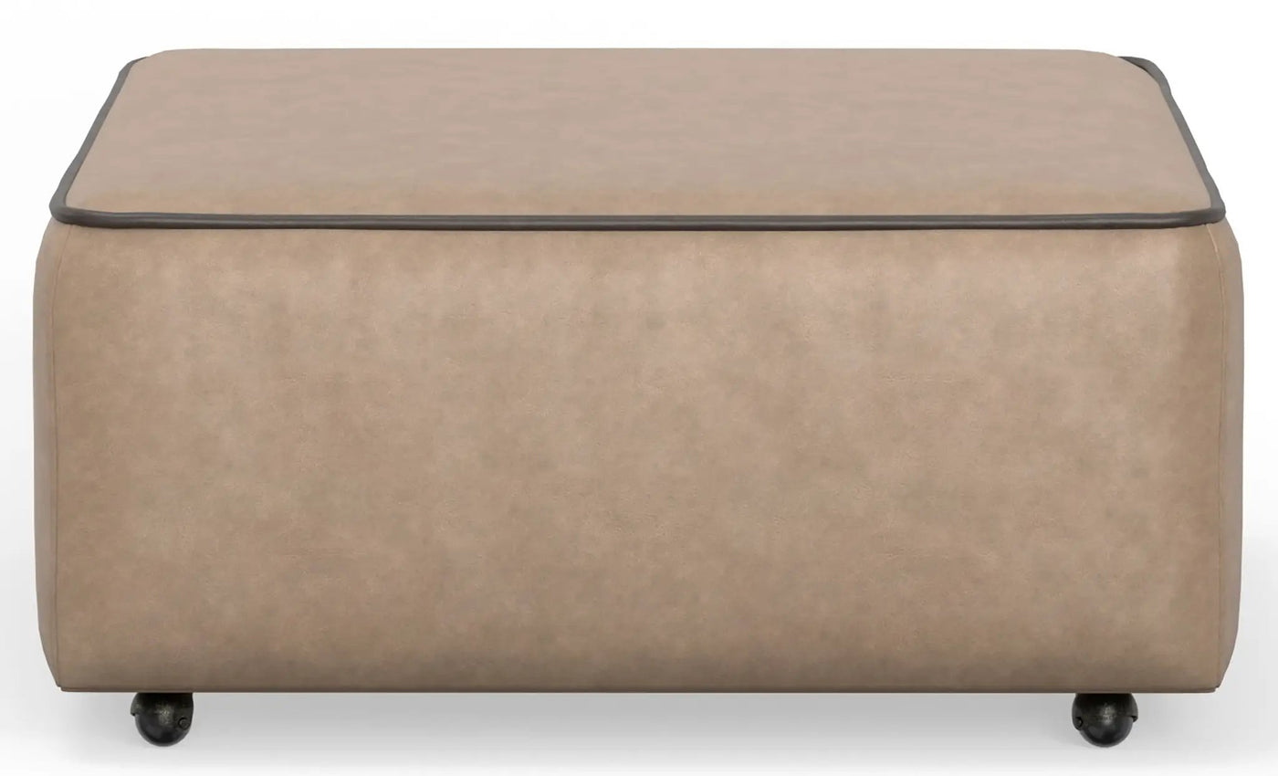 Nico - Castered Cocktail Ottoman by Unique Piece Furniture