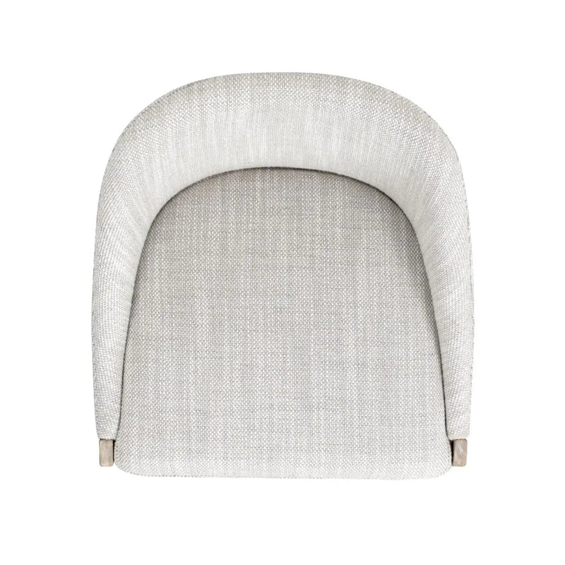 Newport - Coastal Curved Back Upholstered Counter Stool - Two Tone Neutral Gray by Unique Piece Furniture