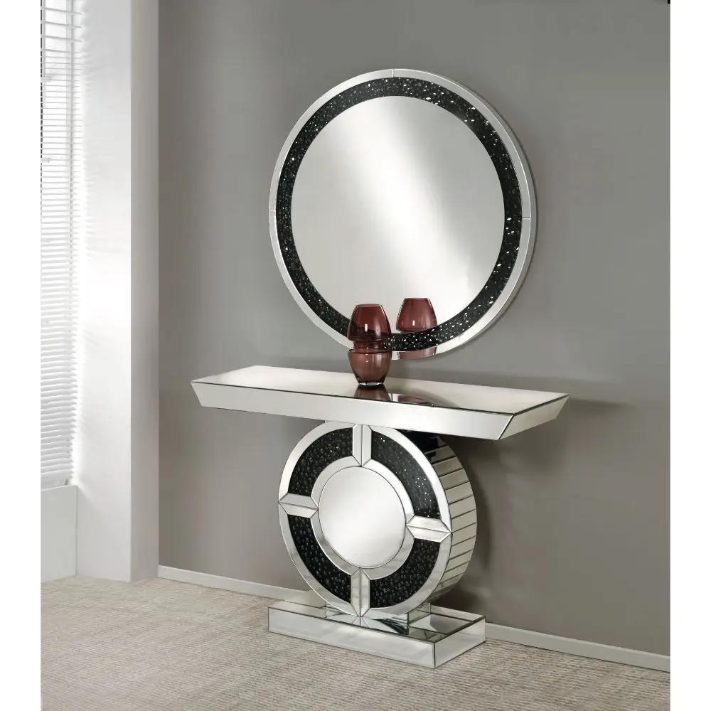 Nysa - Console Table - Faux Crystals by Unique Piece Furniture