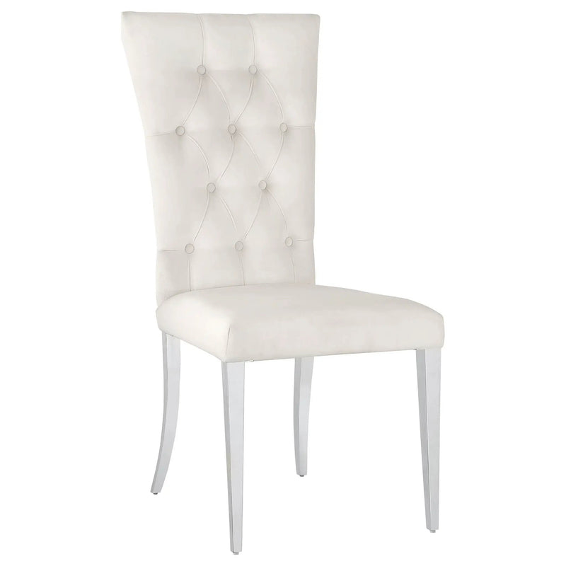 Allessandra - Tufted Back Side Chair (Set of 2) by HouseOfZazla