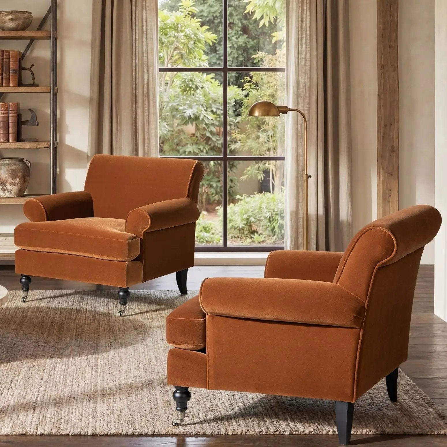 Alana Lawson - Accent Arm Chair Casters by Unique Piece Furniture