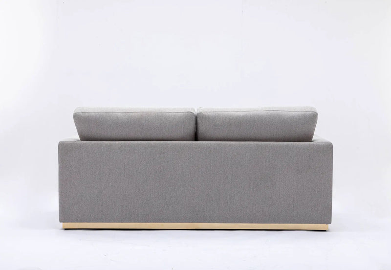 Valin - Linen Sofa For Living Room - Gray by Unique Piece Furniture