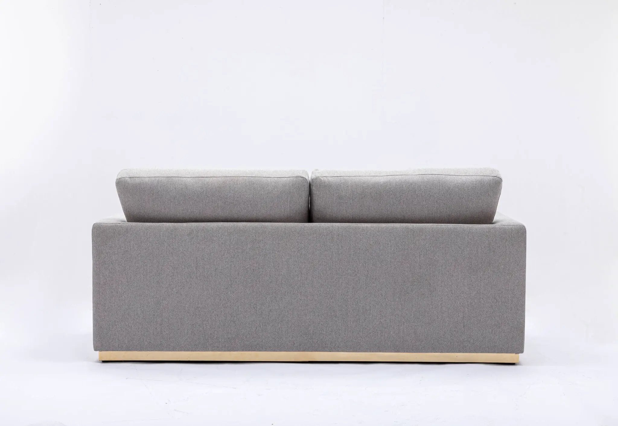 Valin - Linen Sofa For Living Room - Gray by HouseOfZazla