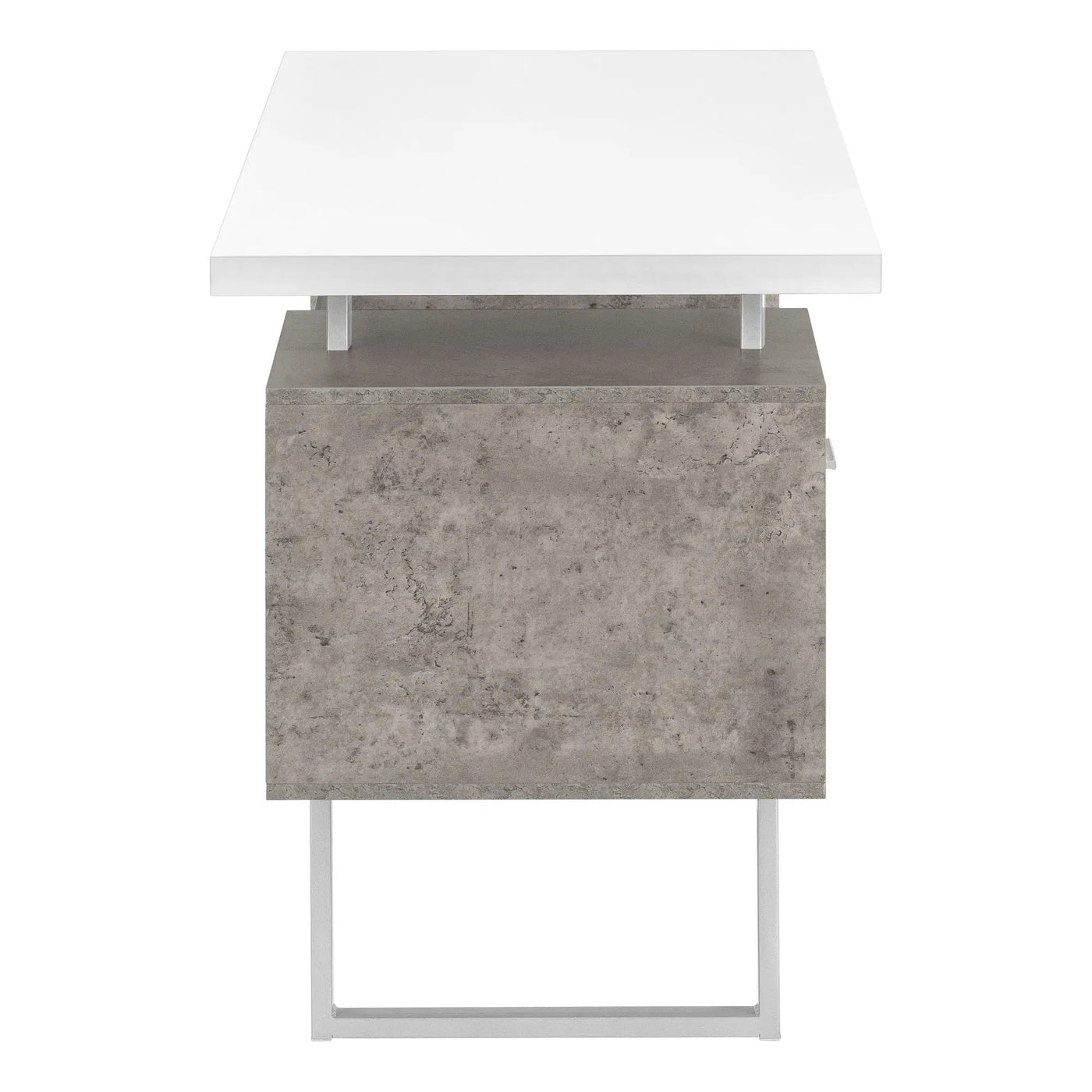 Computer Desk For Home Office, Laptop, Left, Right Set - Up, Storage Drawers, Contemporary & Modern by Unique Piece Furniture
