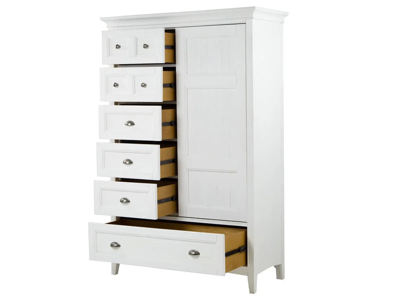 Heron Cove - Door Chest - Chalk White by Unique Piece Furniture