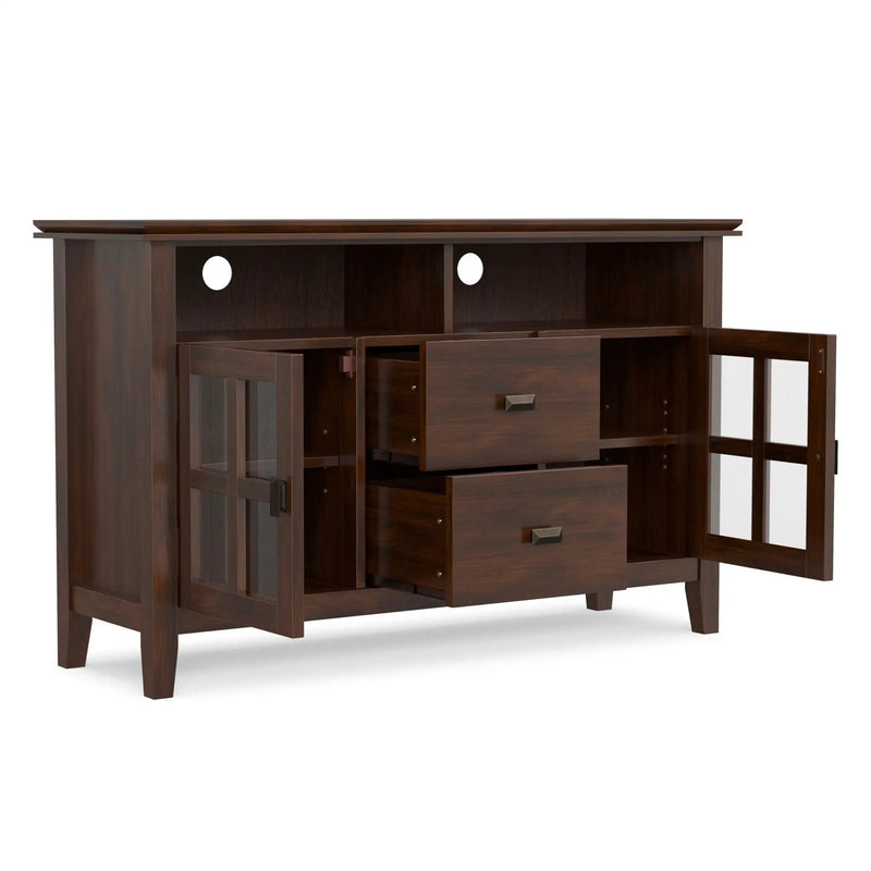 Artisan - TV Media Stand, Handcrafted - Russet Brown by Unique Piece Furniture