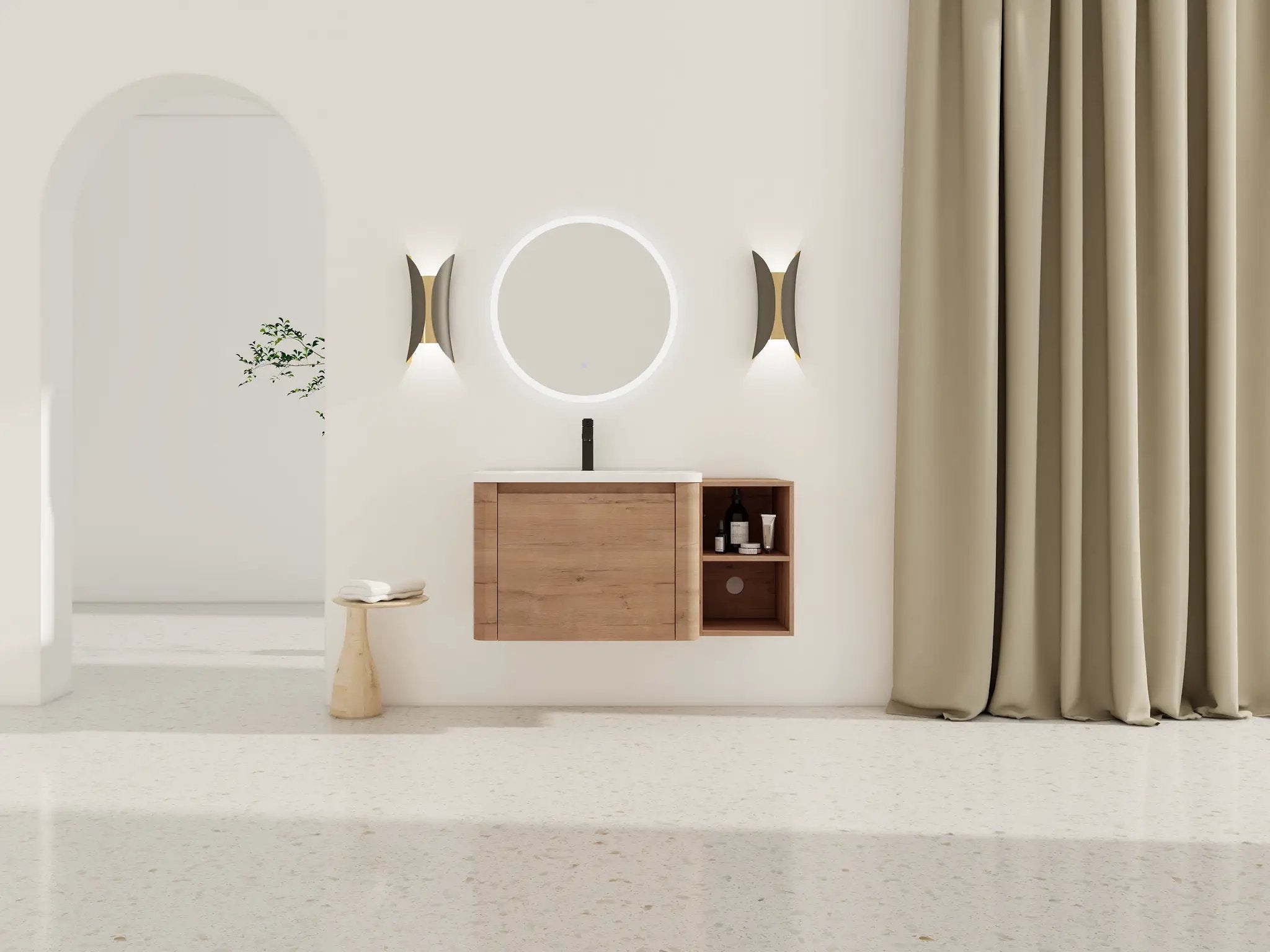 40'' Wall-Mounted Bathroom Vanity by HouseOfZazla