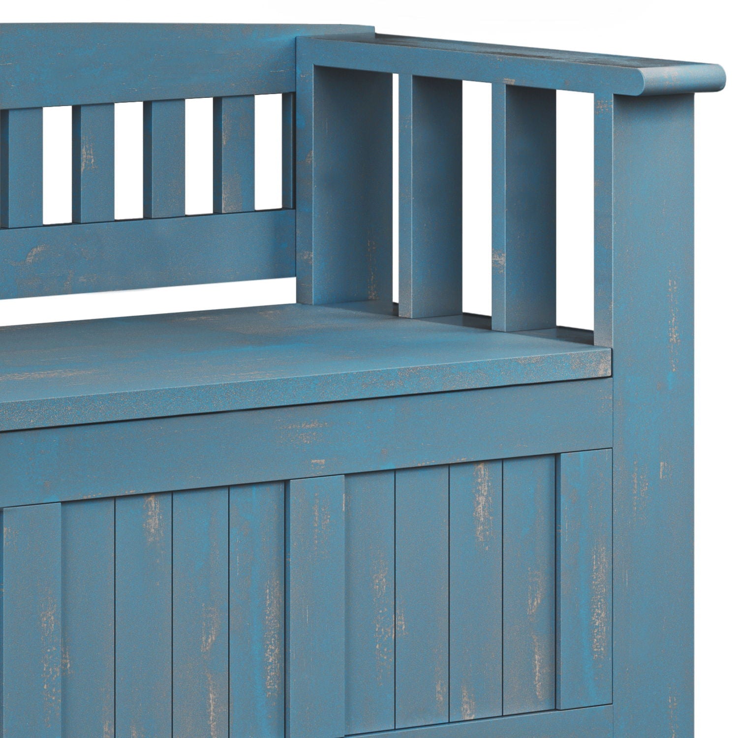 Acadian - Entryway Storage Bench, Handcrafted by HouseOfZazla