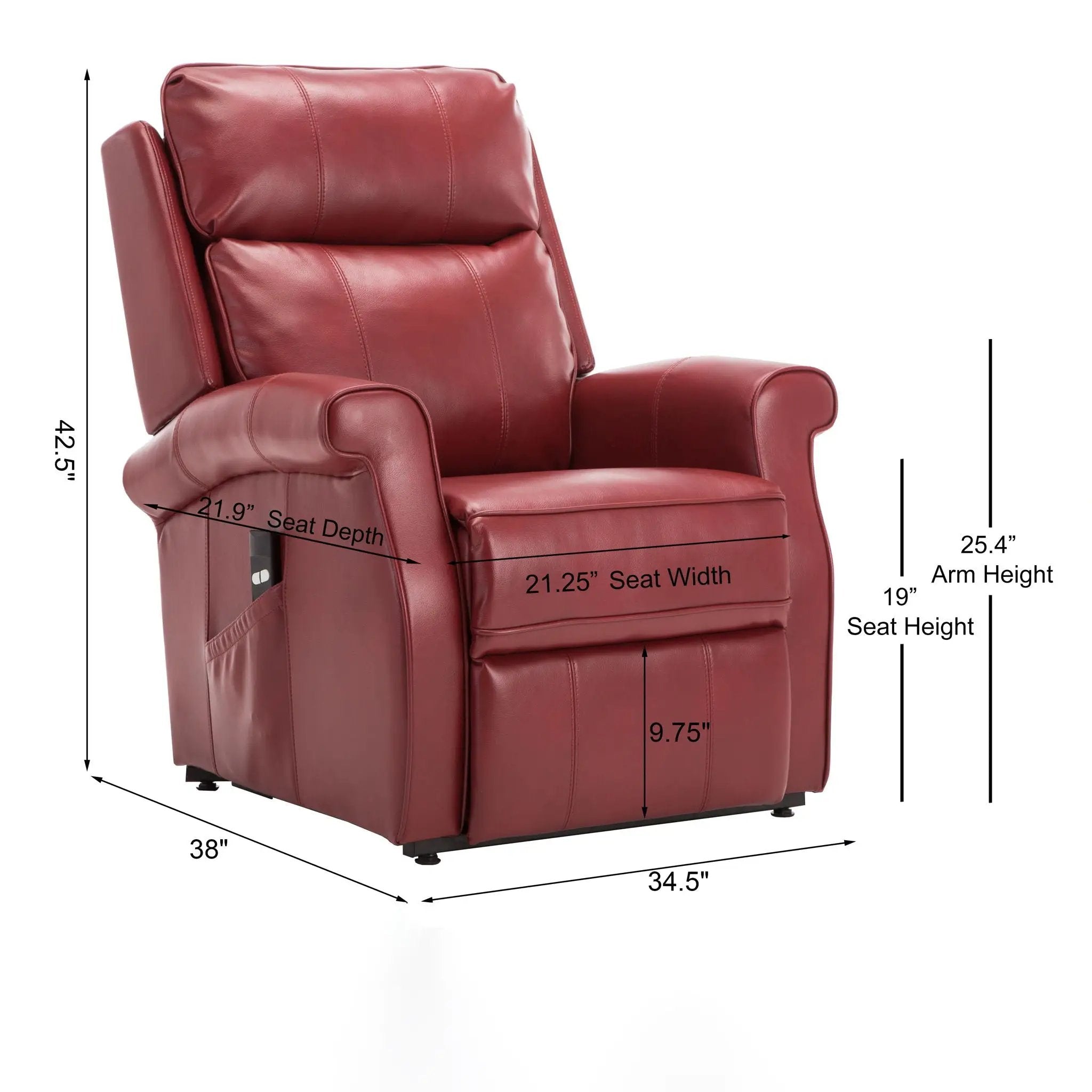 Landis - Lift Chair With Electric Recline Function by Unique Piece Furniture