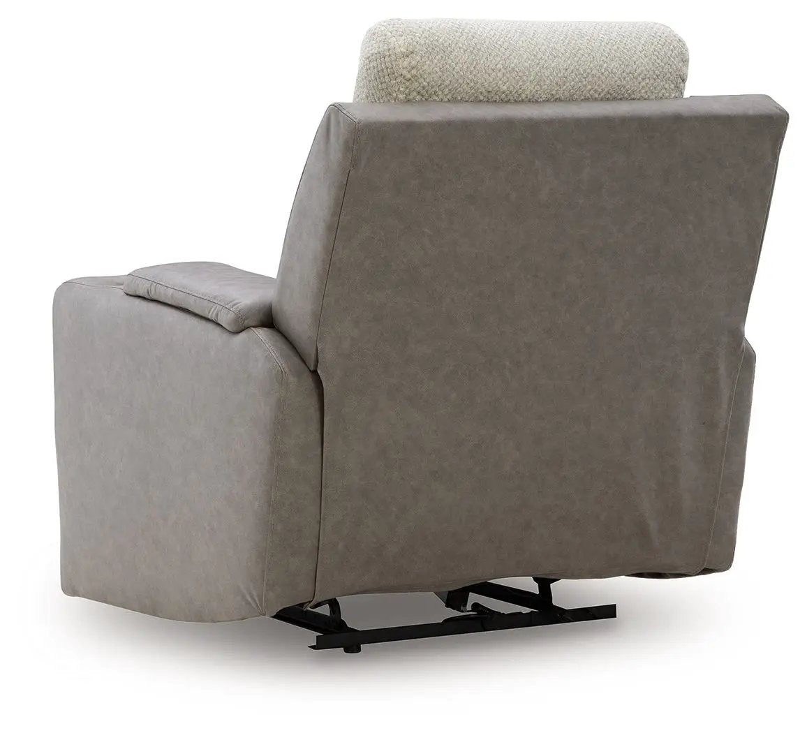WhipLash - Power Recliner With Adj Headrest - Sisal by Unique Piece Furniture