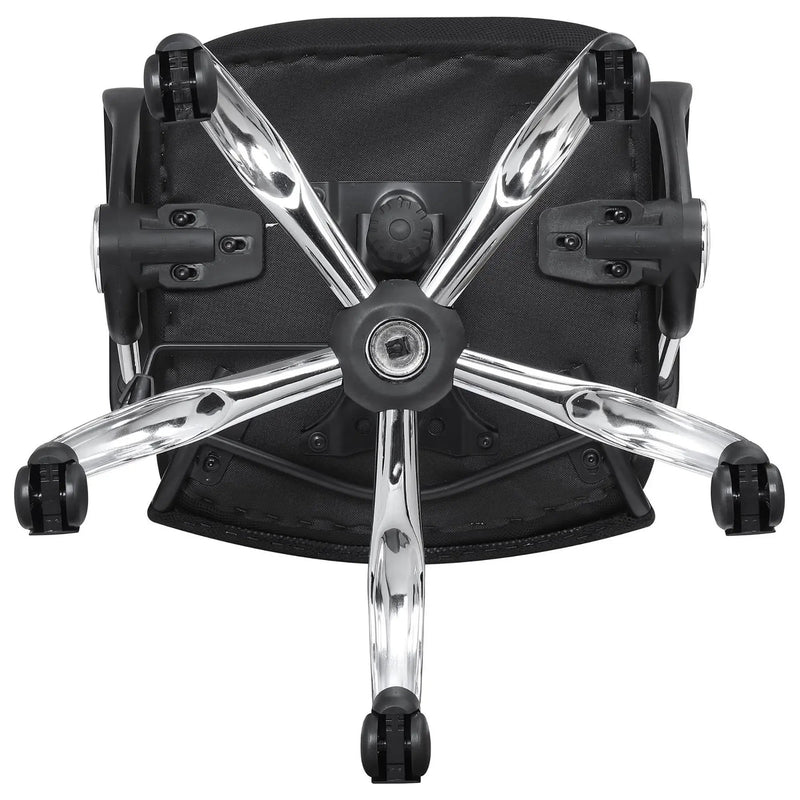 Swivel Office Chair With Base Adjustable Height - Black