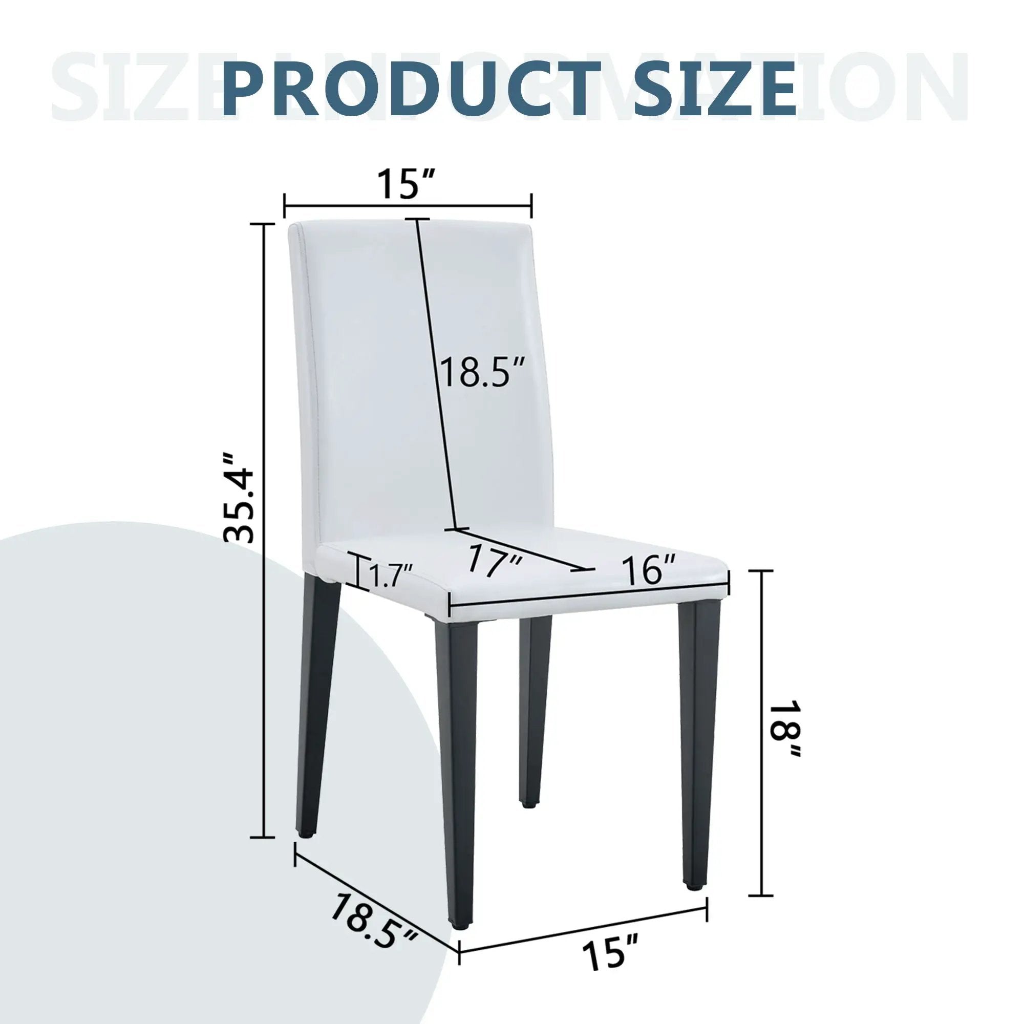 Versatile Dining Chairs With Comfortable Design And Metal Legs
