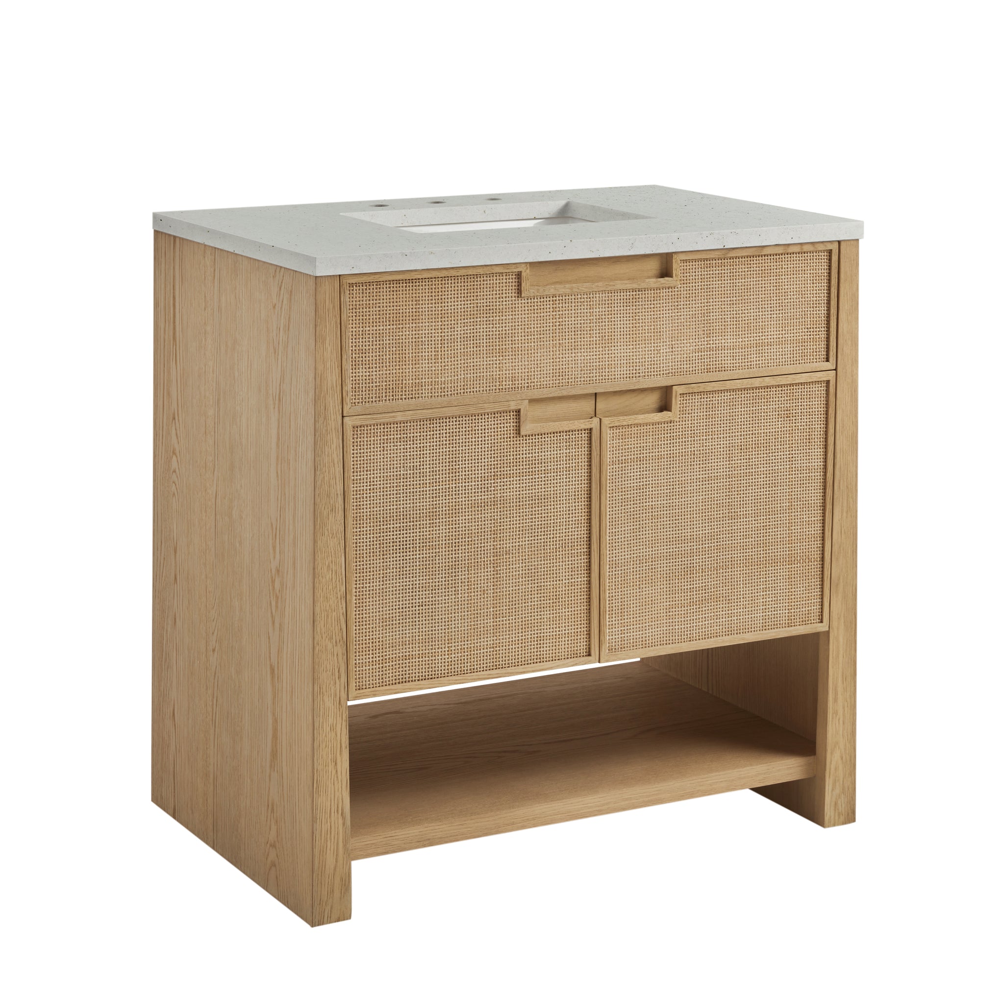 James Martin Solene 36" Single Bathroom Vanity, Seaside Oak, view 26