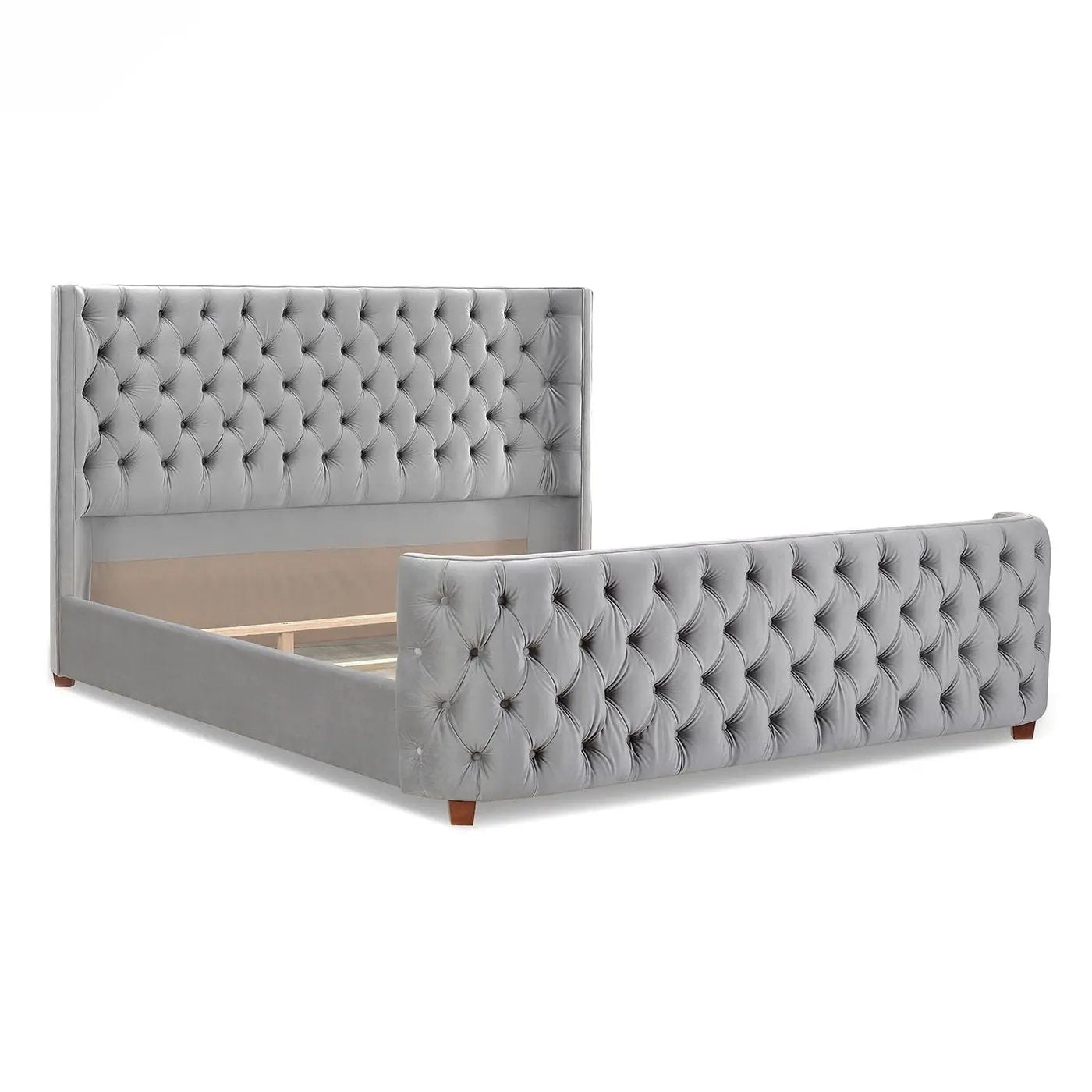 Brooklyn - Tufted Panel Bed Headboard And Footboard Set by Unique Piece Furniture
