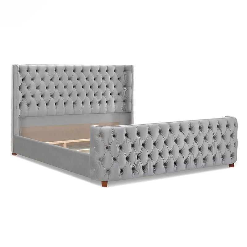 Brooklyn - Tufted Panel Bed Headboard And Footboard Set by Unique Piece Furniture