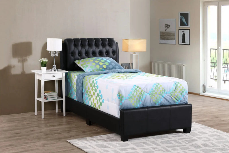 Tufted Upholstered Bed by Unique Piece Furniture