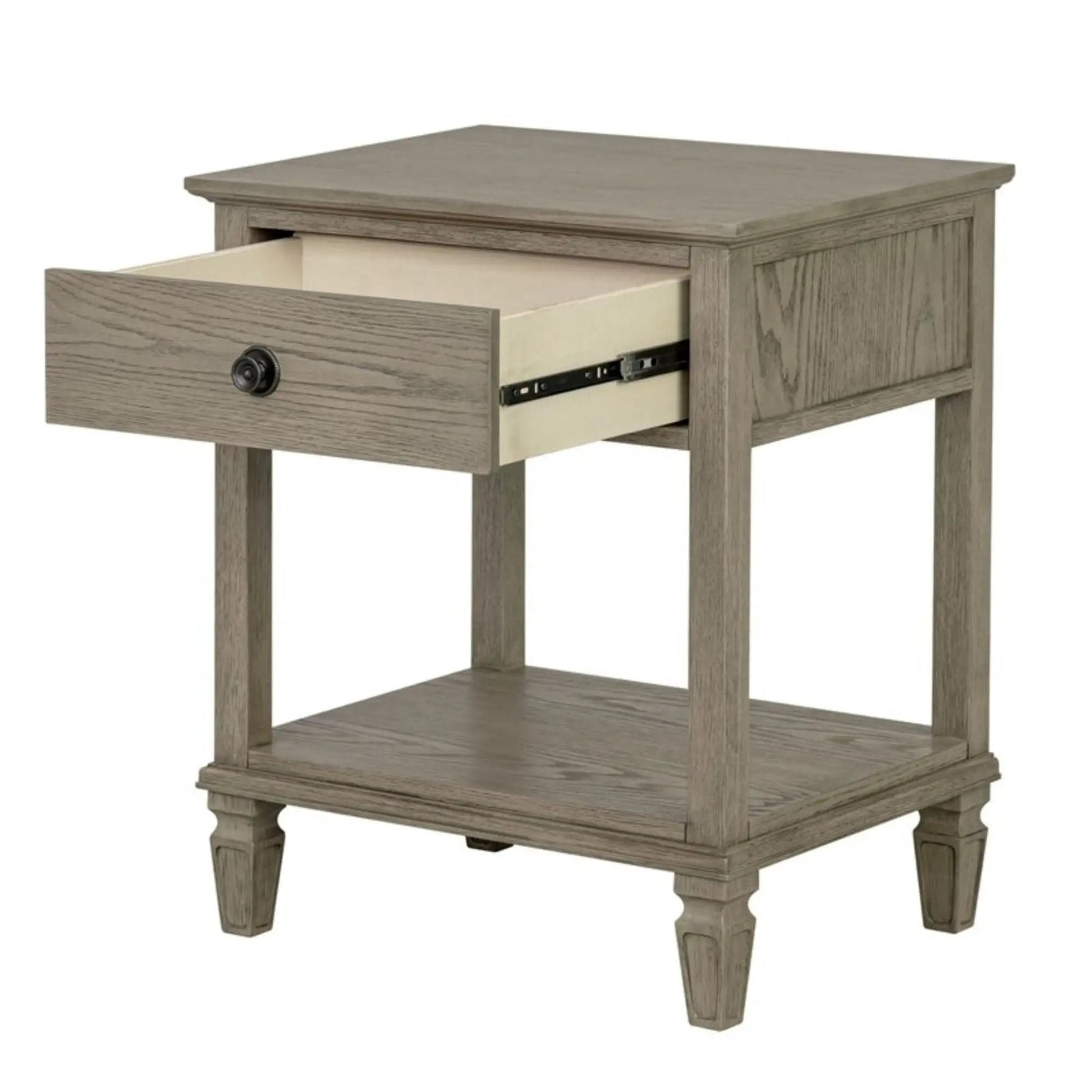 Victoria - Bedside Table With Drawer And Shelf by Unique Piece Furniture