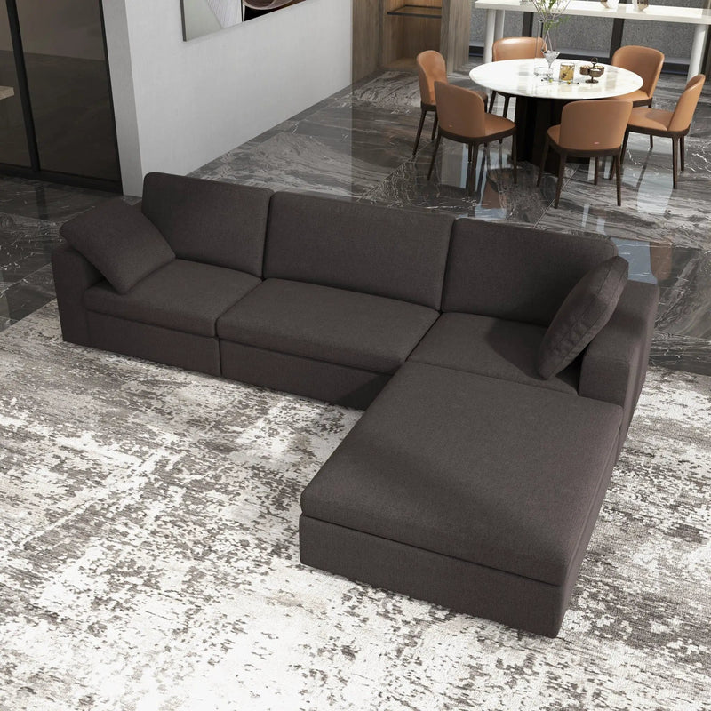 Cecilia - Modular Corner Sectional Modern Sofa by Unique Piece Furniture
