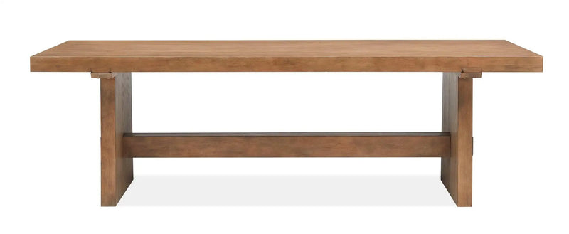 Lindon - Trestle Dining Table - Light Brown by Unique Piece Furniture
