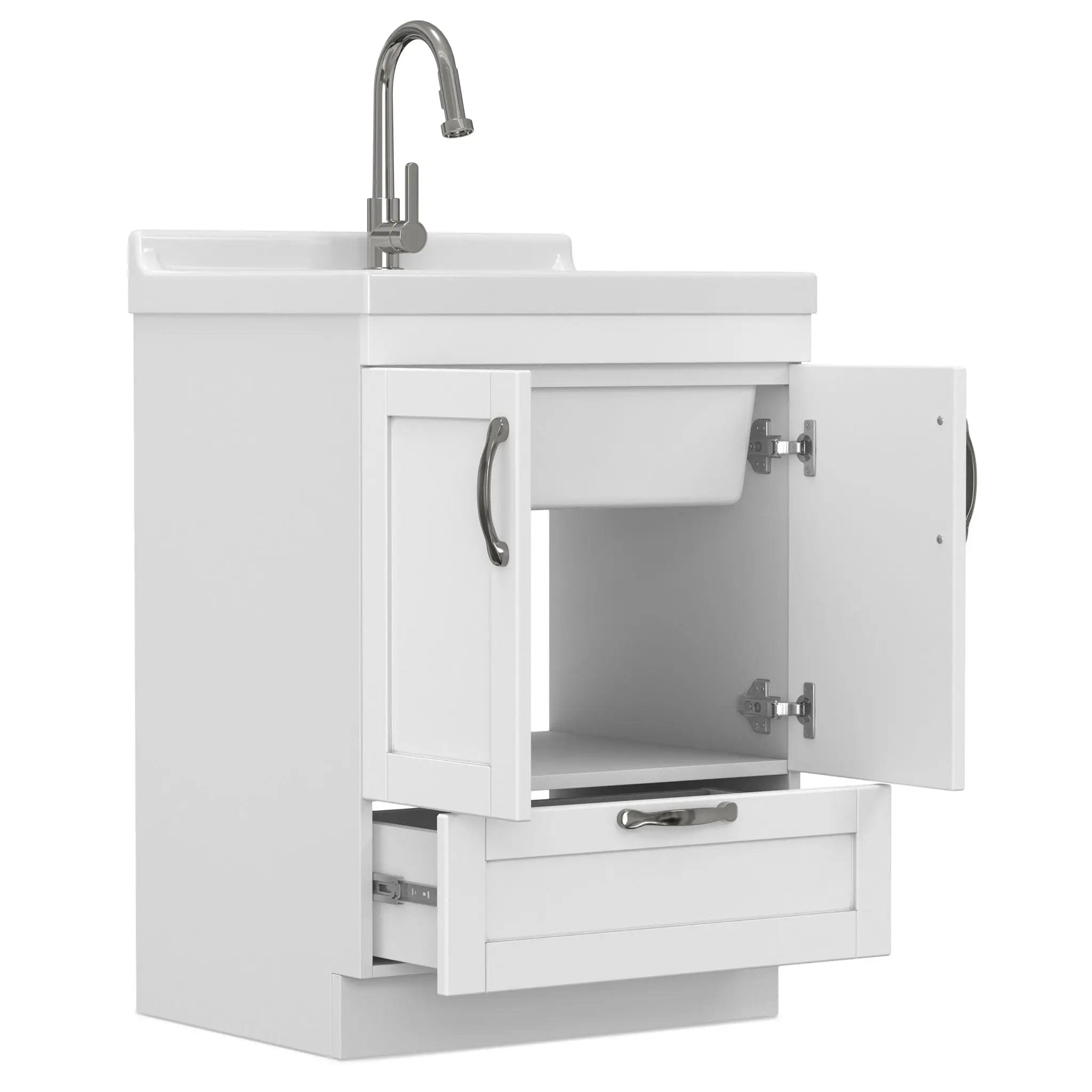 Maile - All-In-One Laundry Utility Sink And Cabinet by Unique Piece Furniture