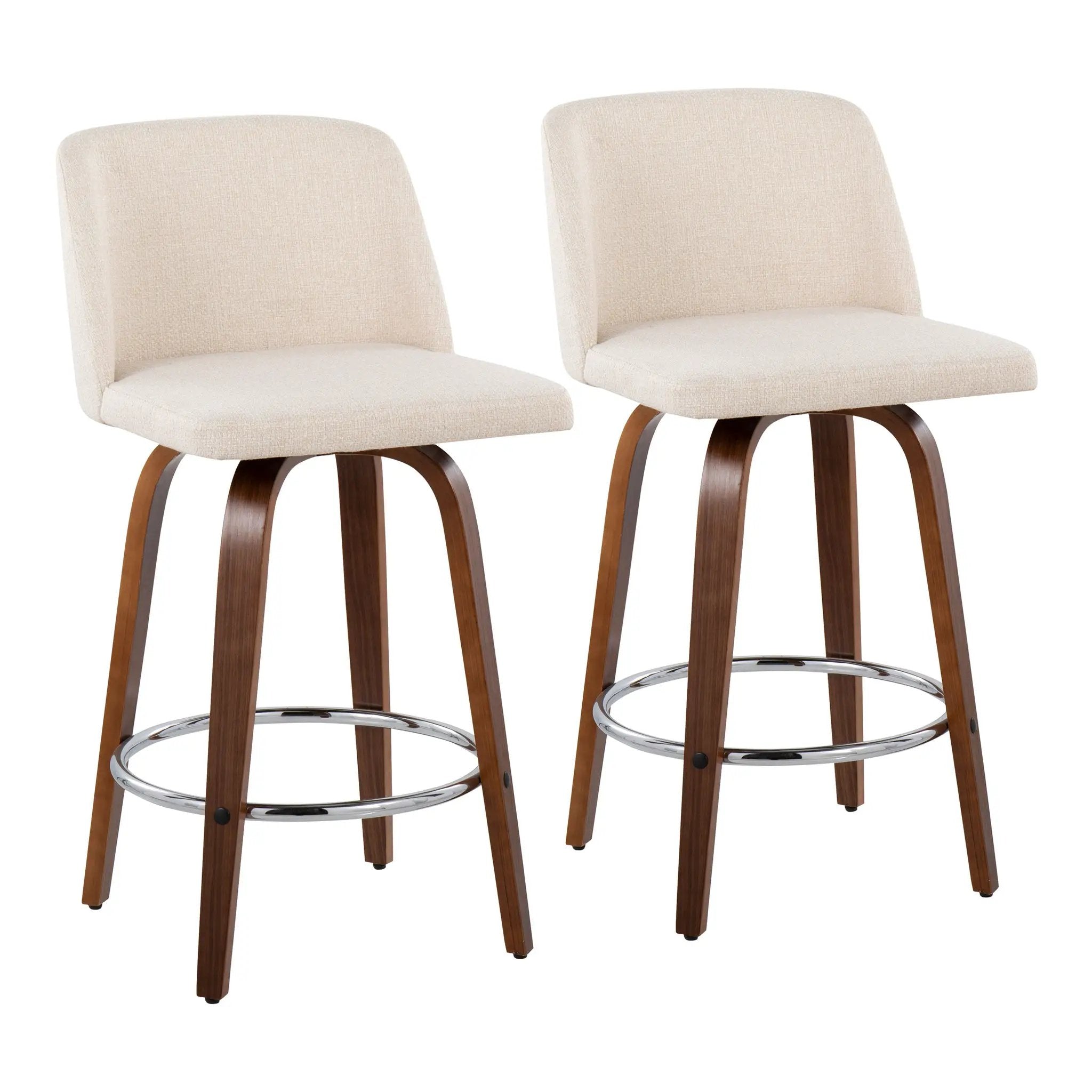 Mid-Century Modern Fixed-Height Counter Stool by HouseOfZazla