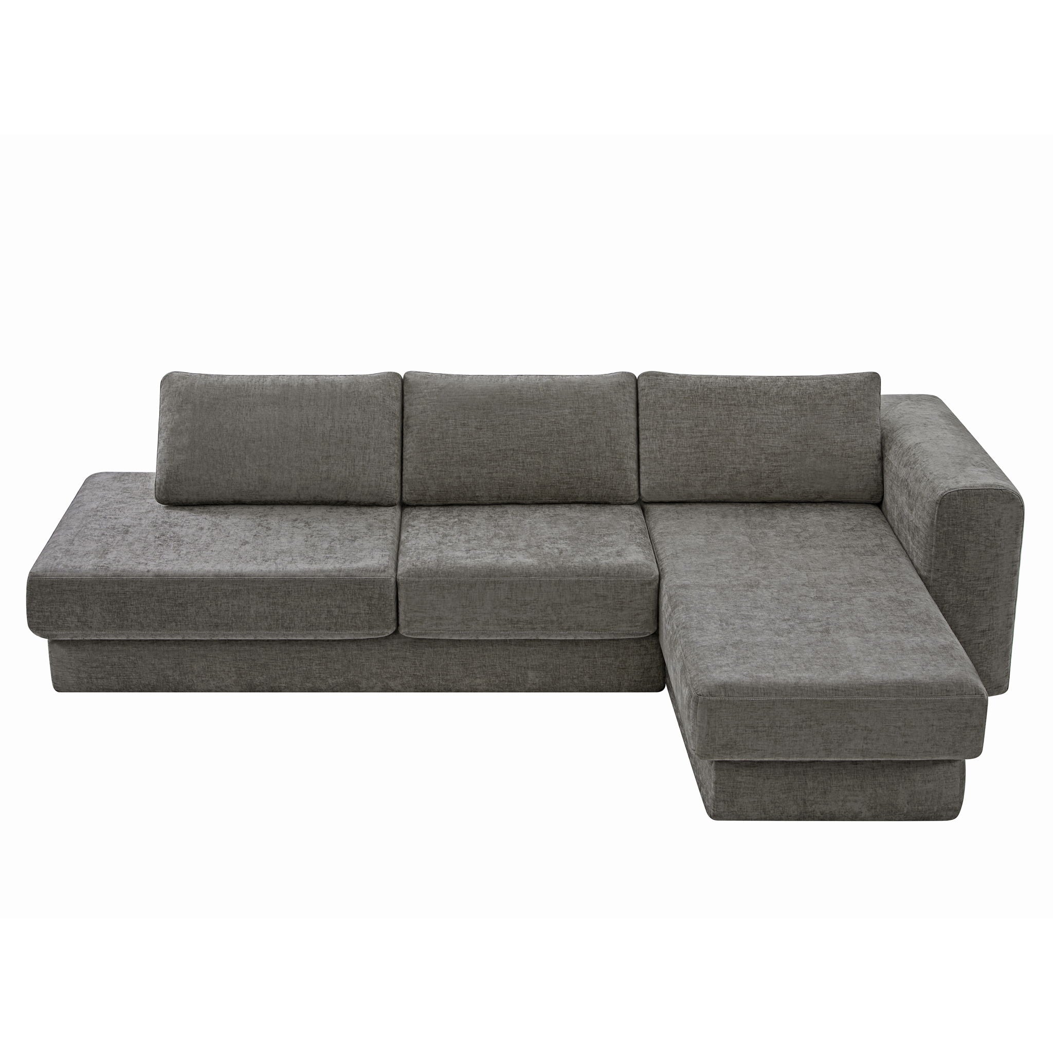 L-Shaped Modular Sofa With Double Layer Cushion by HouseOfZazla