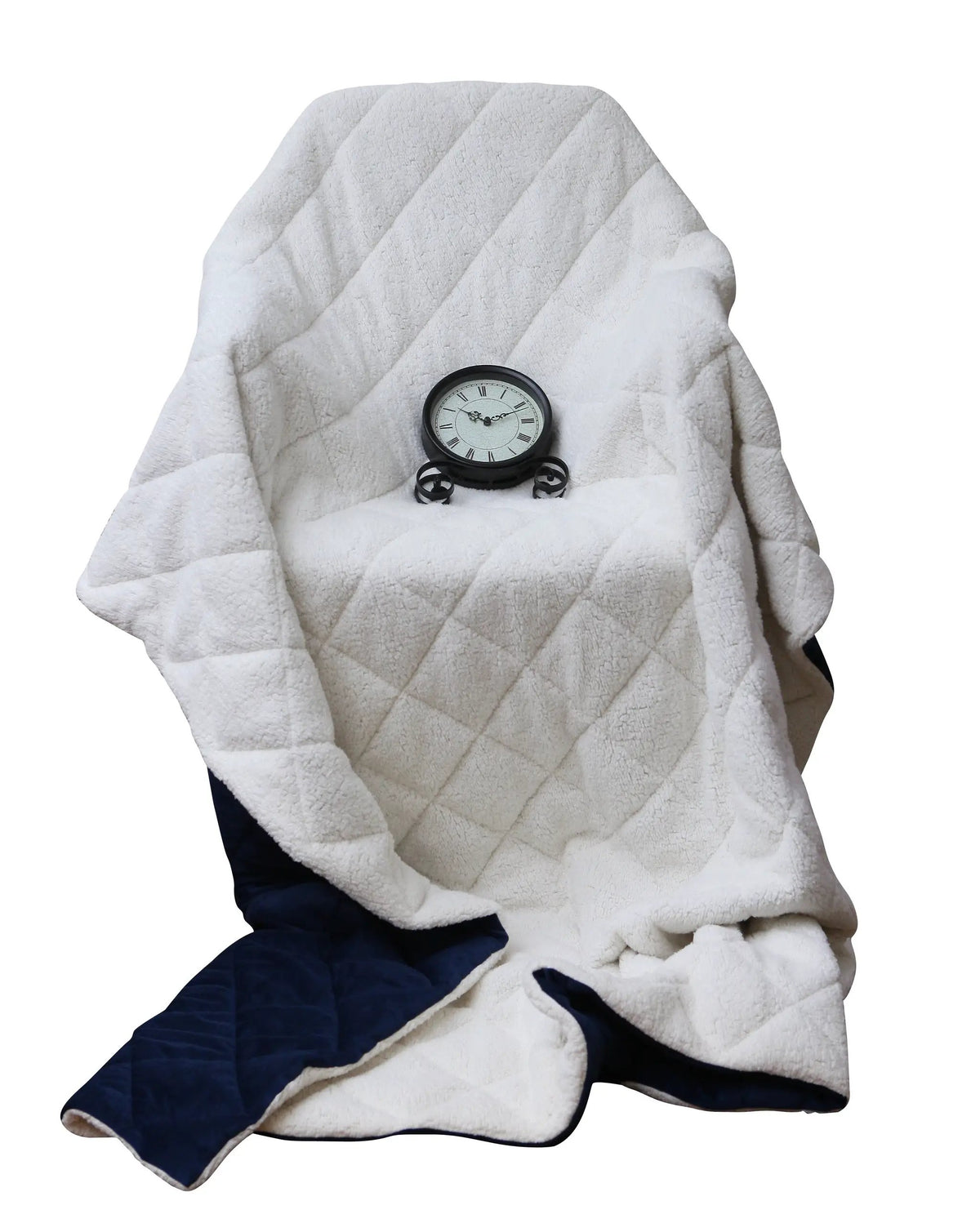 Modern Style Reversible Throw Blanket by HouseOfZazla