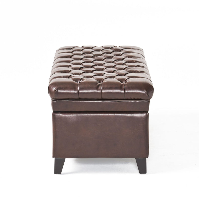 Juliana Storage Ottoman With Birch Legs by HouseOfZazla