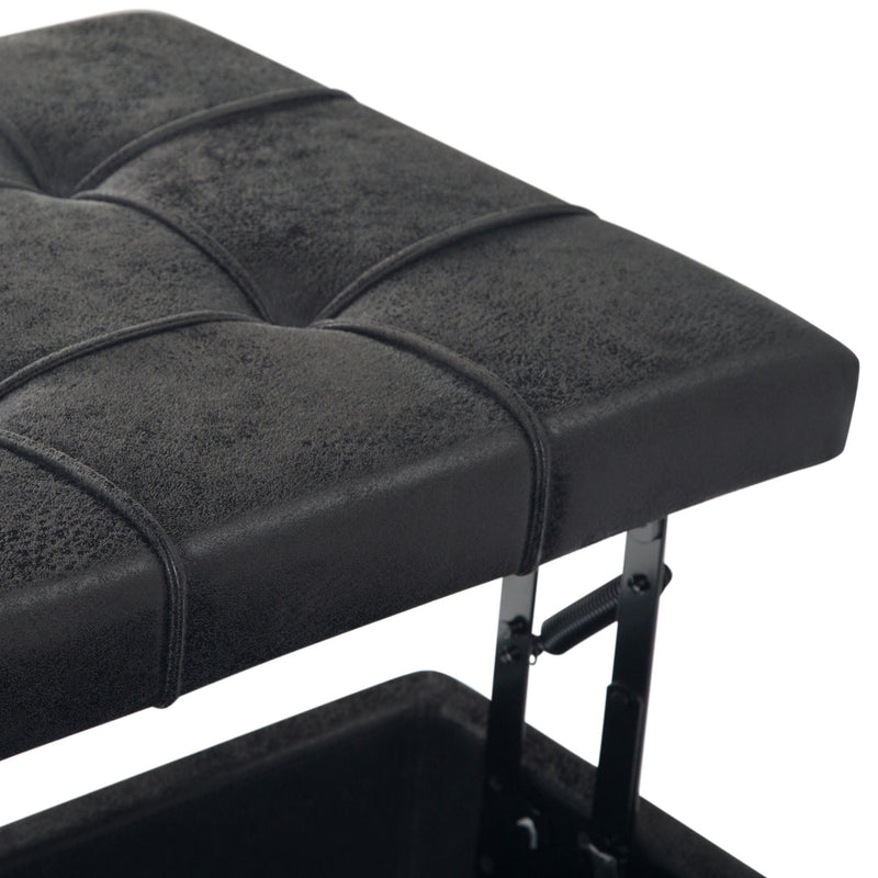 Harrison - Upholstered Coffee Table Storage Ottoman by HouseOfZazla