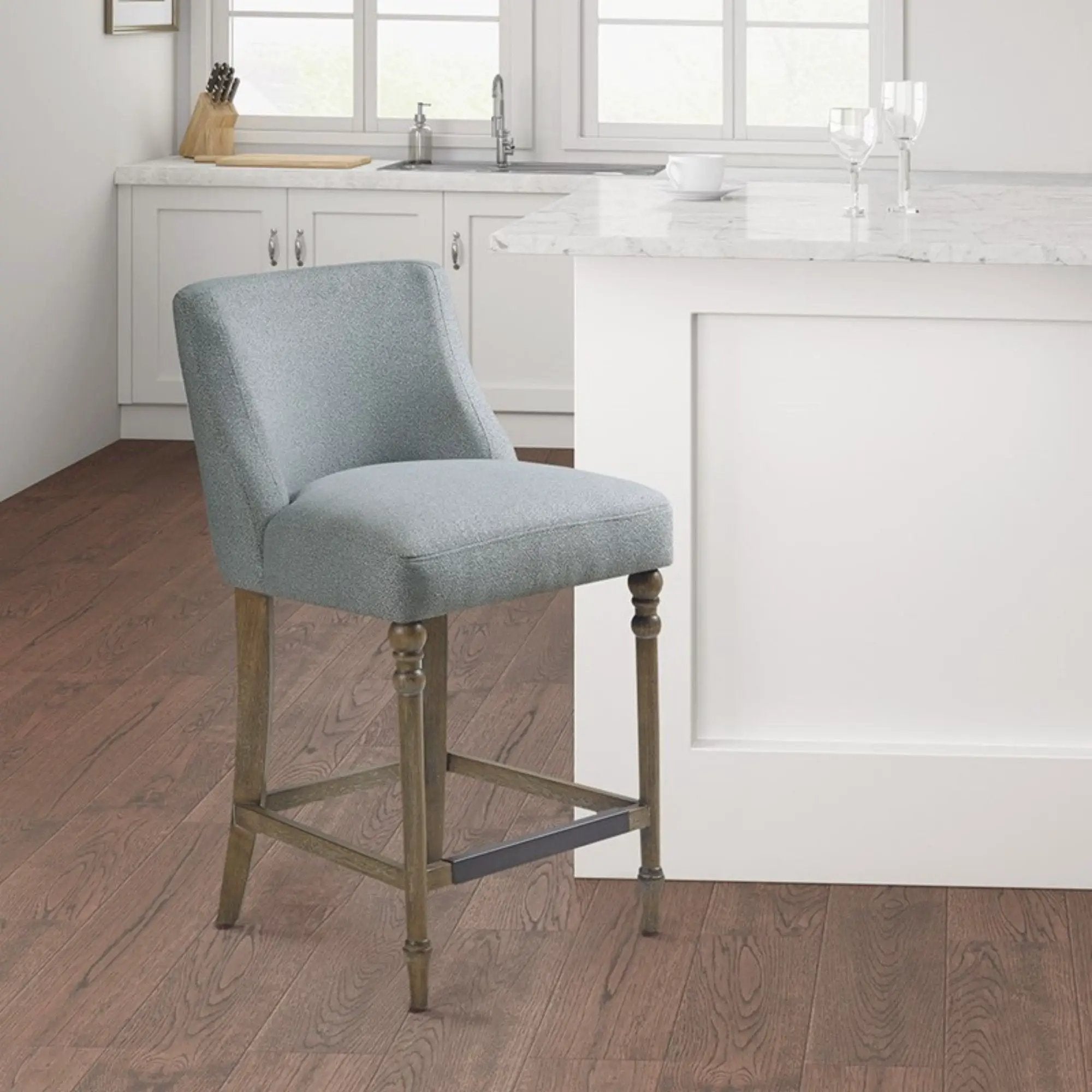 Delaney - Counter Stool - Blue by Unique Piece Furniture