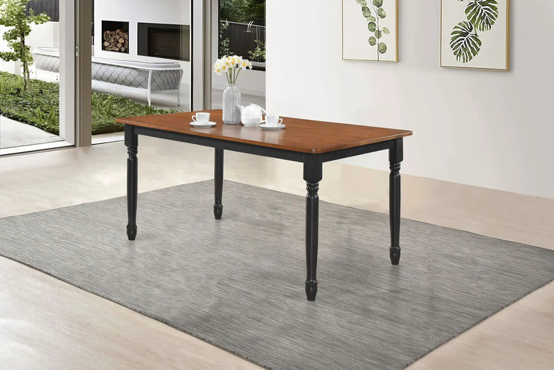 Hollyoak Rectangular 63-inch Wood Dining Table Walnut by Unique Piece Furniture