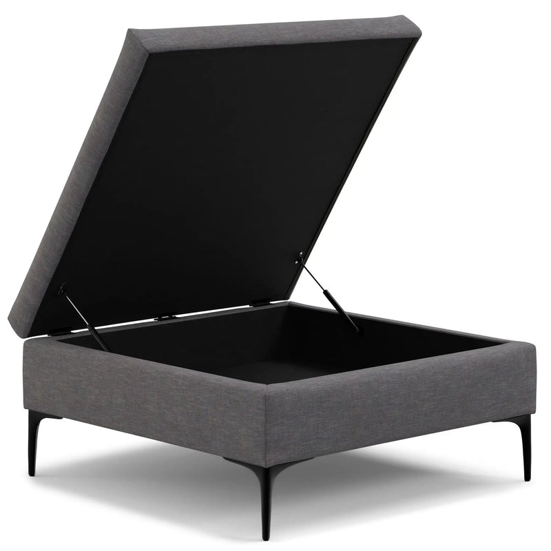 Rebecca - Multifunctional Coffee Table Storage Ottoman With Lift Up Lid by HouseOfZazla