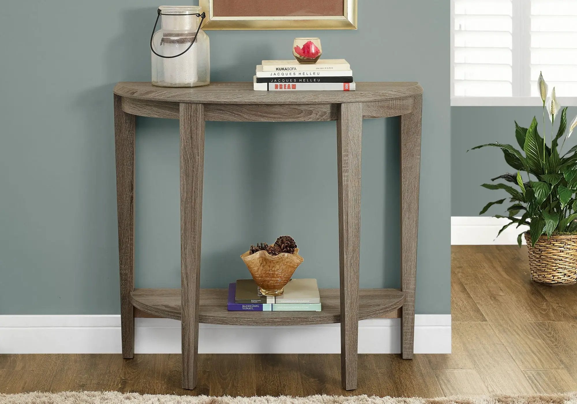 Accent Console Table For Entryway, Space-Saving Profile by Unique Piece Furniture