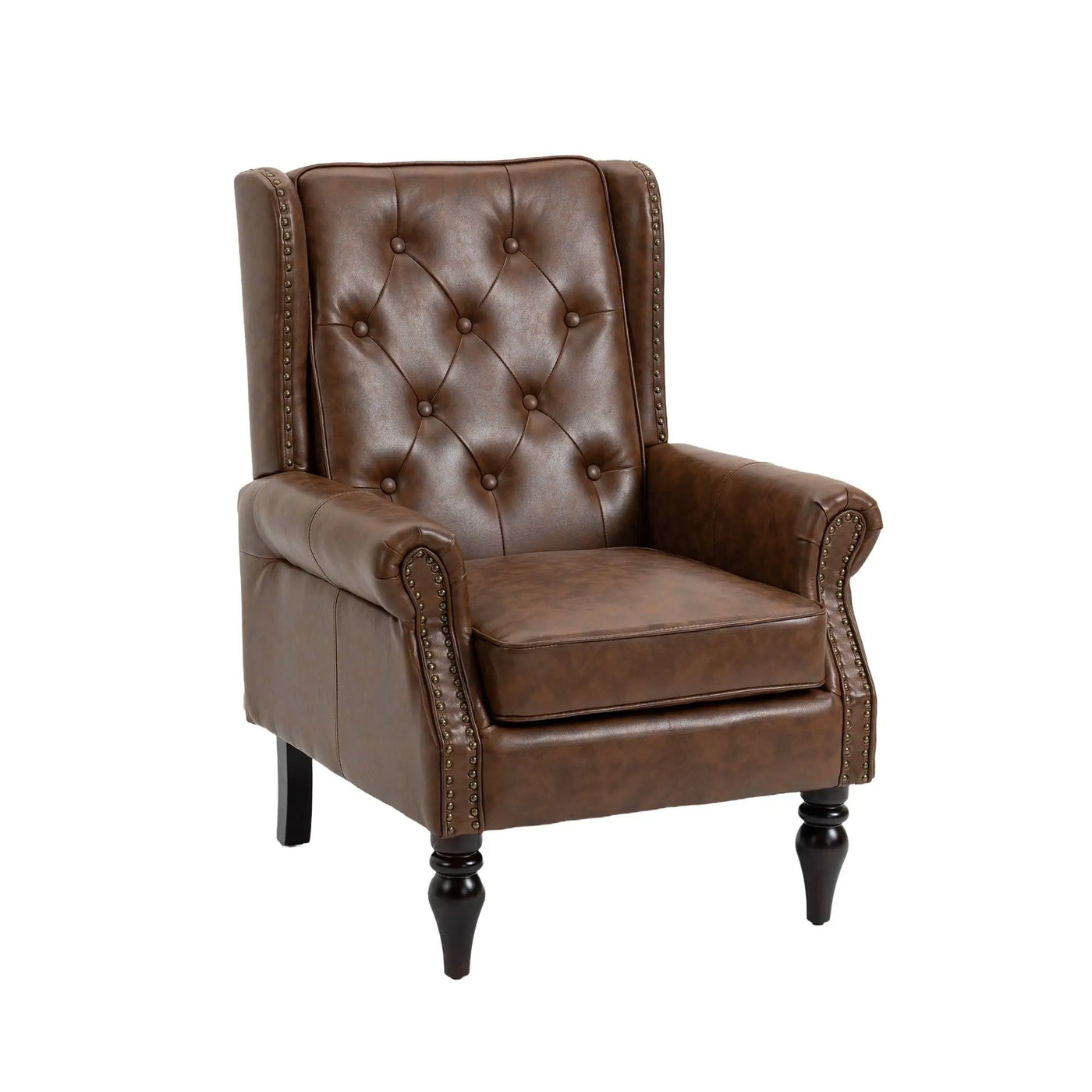 Modern Accent Armchair With Sturdy Wood Legs by HouseOfZazla