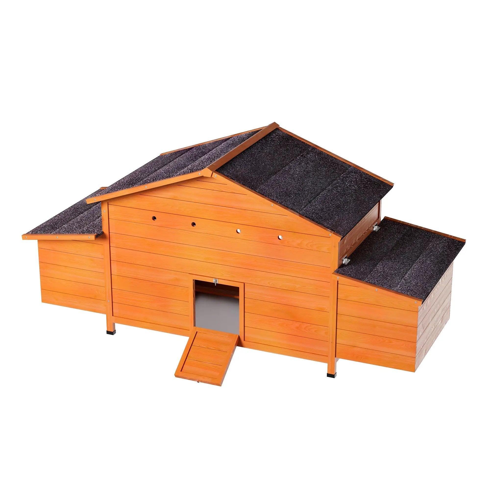 70" Large Wooden Chicken Coop with 2 Nesting Boxes by HouseOfZazla