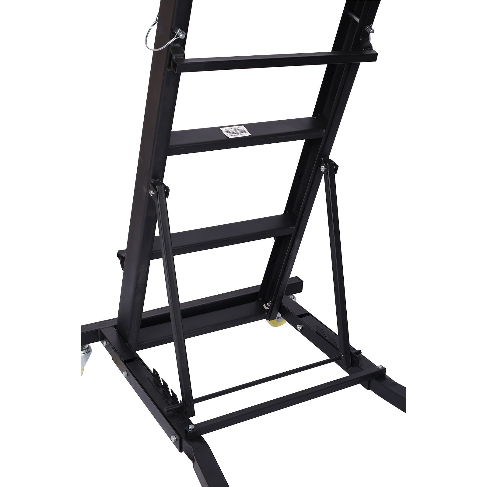 Heavy Duty Foldable Rolling Engine Top Creeper With Padded Deck And Locking Casters - Black by HouseOfZazla