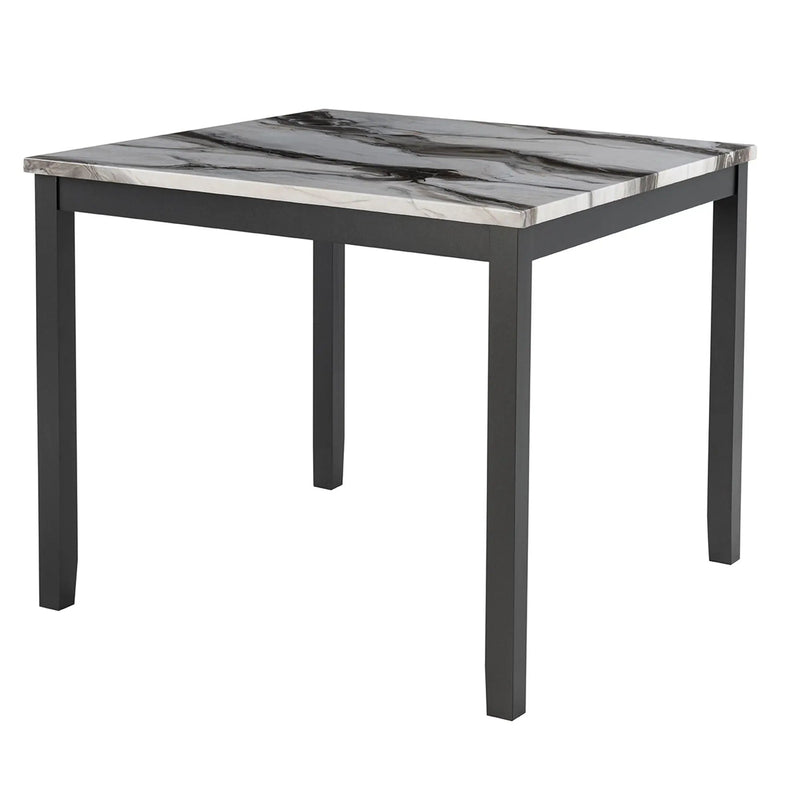 Leoncia - Bar Table And 4 Bar Stools - Espresso / White by Unique Piece Furniture