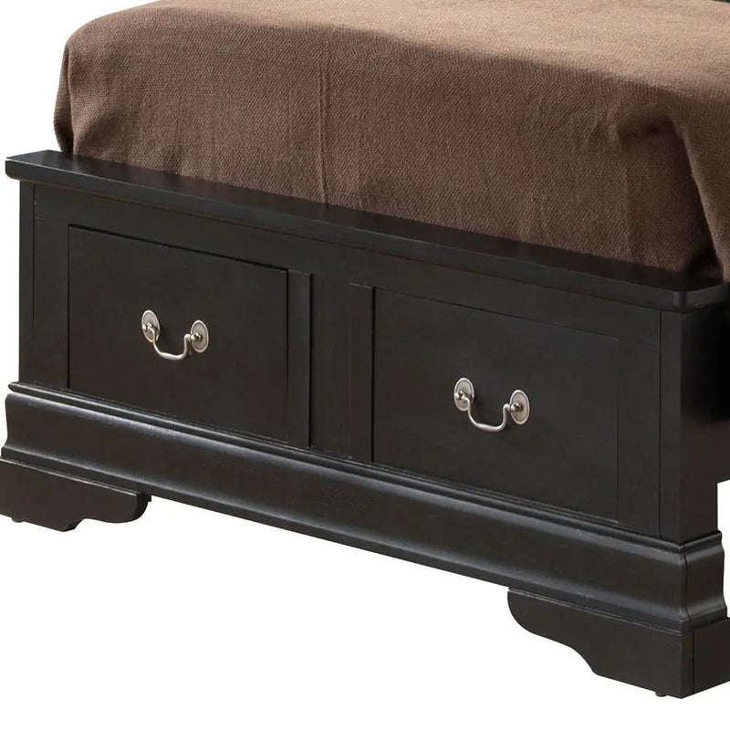 Upholstered Panel Sleigh Bed Design by HouseOfZazla