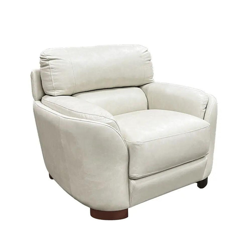 Edrice - Chair - Ivory Top Grain Leather by Unique Piece Furniture