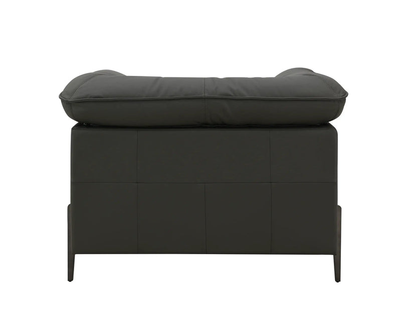 Tadi - Top Grain Leather Chair - Black by Unique Piece Furniture