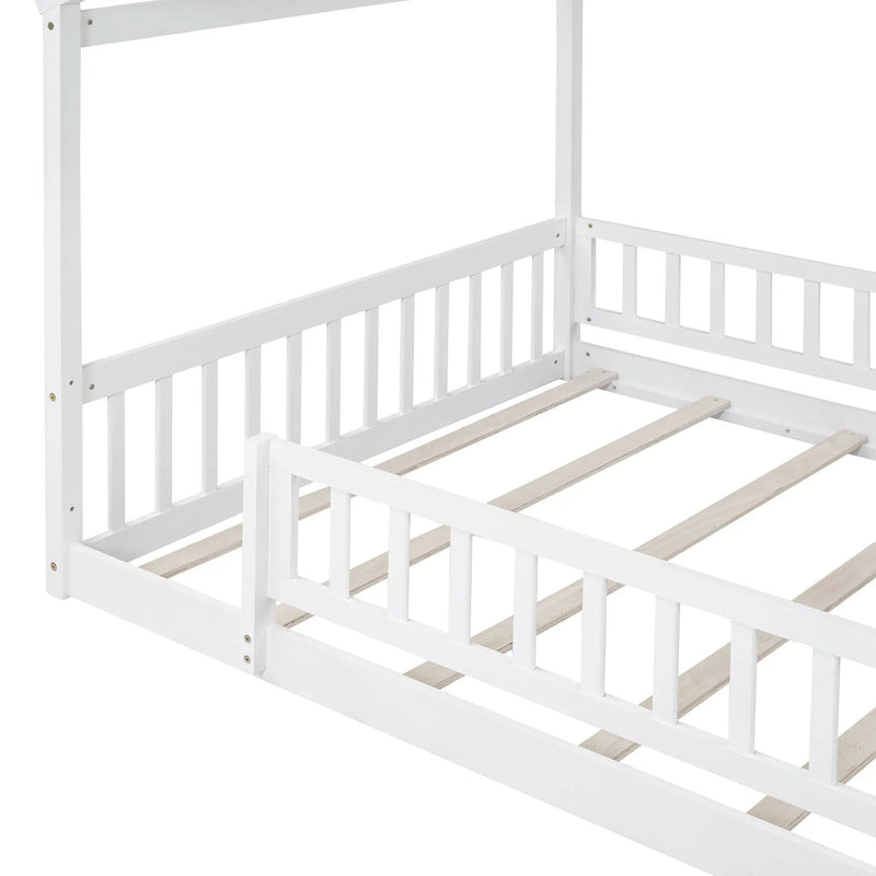 Bed House Bed Frame With Fence by Unique Piece Furniture