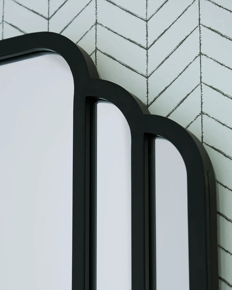 Antigone - Floor Mirror - Black by Unique Piece Furniture