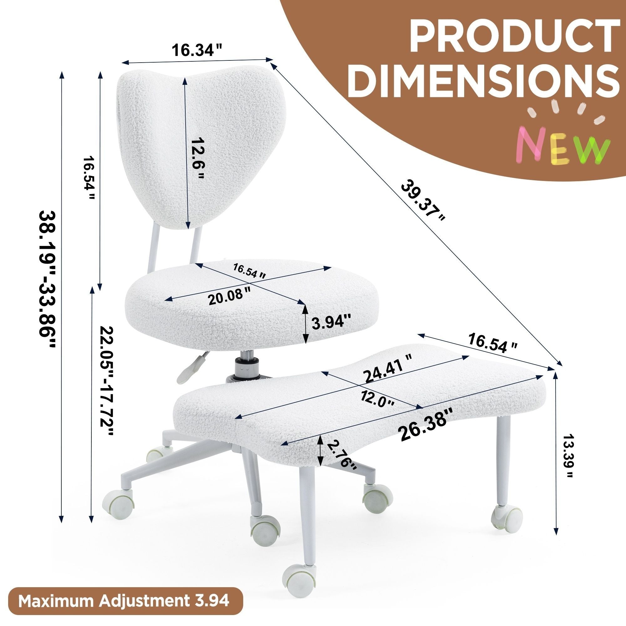 Multifunctional Ergonomic Meditation & Yoga Chair by HouseOfZazla