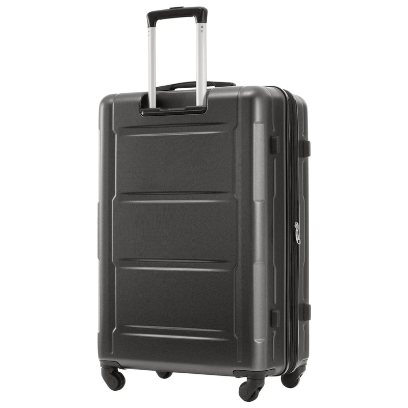2 Piece Luggage Set With Bags Expanable Spinner Wheels ABS Lightweight Suitcase With Tsa Lock 20" / 28" by HouseOfZazla