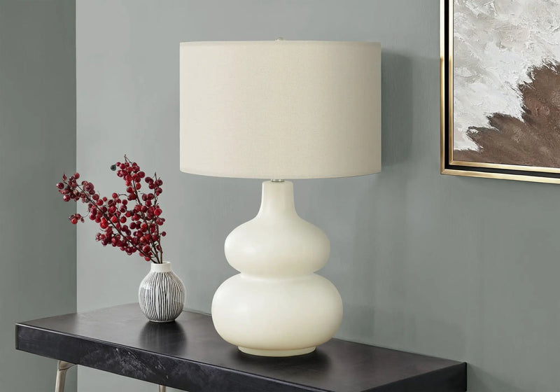 Lighting, Table Lamp, Contemporary - Cream by HouseOfZazla