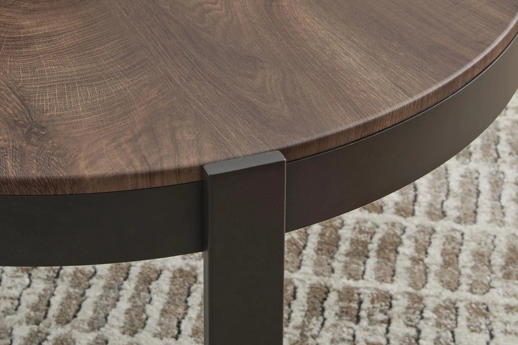 Horizon Hills - Occasional Table Set (Set of 3) - Brown / Black by Unique Piece Furniture