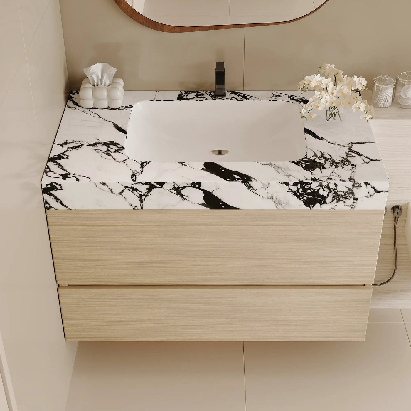 29.9" Modern Floating Bathroom Vanity by HouseOfZazla
