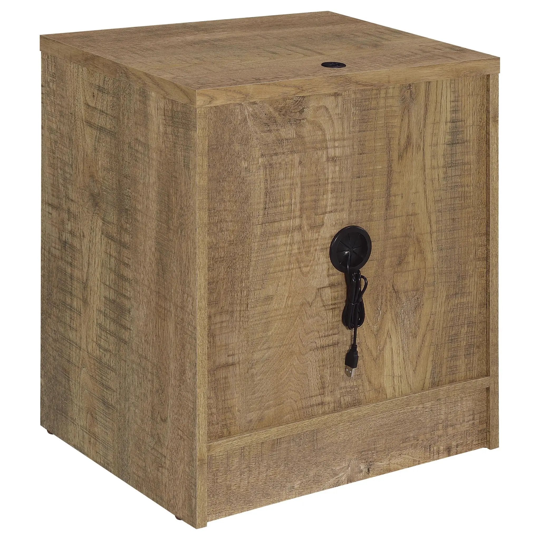 Westpark 2-drawer Nightstand LED Lights and USB Mango by Unique Piece Furniture