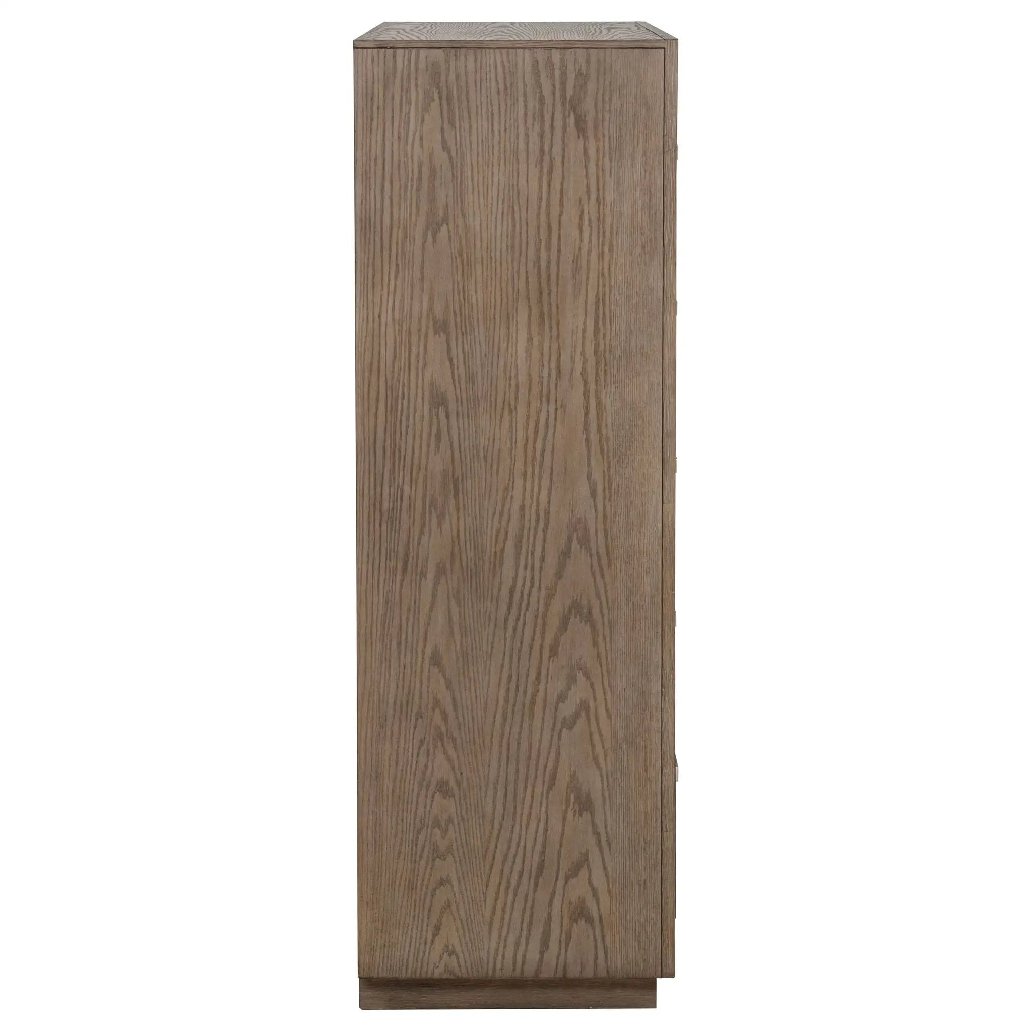 Gibbons Barley - 5 Drawer Bedroom Chest - Brown by HouseOfZazla