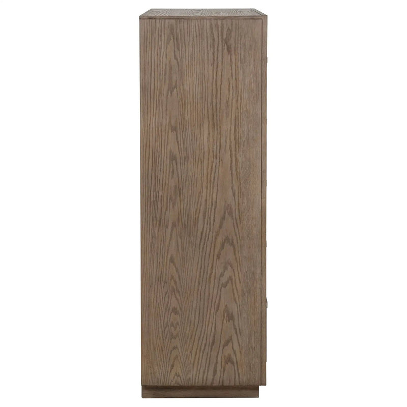 Gibbons Barley - 5 Drawer Bedroom Chest - Brown by HouseOfZazla
